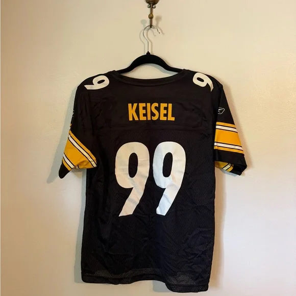 NFL Steelers Black Jersey with Team Logo - Picture 3 of 7